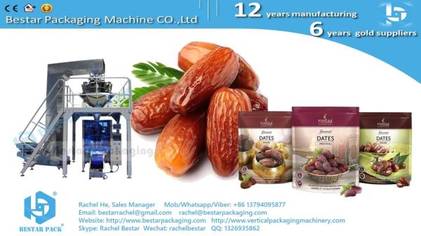 Quality Dry fruit Dates 1000g pouch packing machine BSTV-750AZ for sale