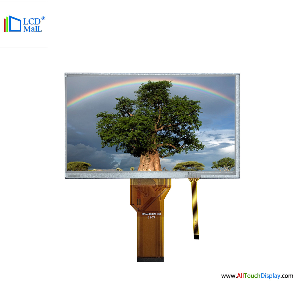 40 Pin lcd screen TFT LCD Display RTP 7 Inch LCD Module High Brightness 280cd/m2