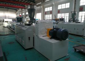 Buy cheap UPVC / PVC Pipe Extrusion Line Full Automatic Plastic Pipe Production Line product