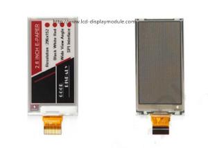 China 2.6 Inch 296*152 Resolution E Paper Display Support White Red Black Color on sale