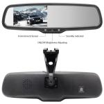Car Windscreen LCD Rear View Mirror , Wireless Rearview Mirror Backup Camera 4.3