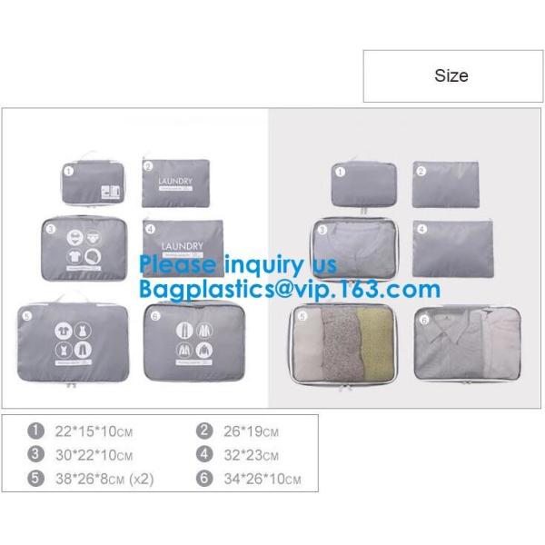 Polyester Travel Packing Cubes For Male And Female, Luggage Organizer,Packing Cubes Medium/Small Luggage Packing Travel