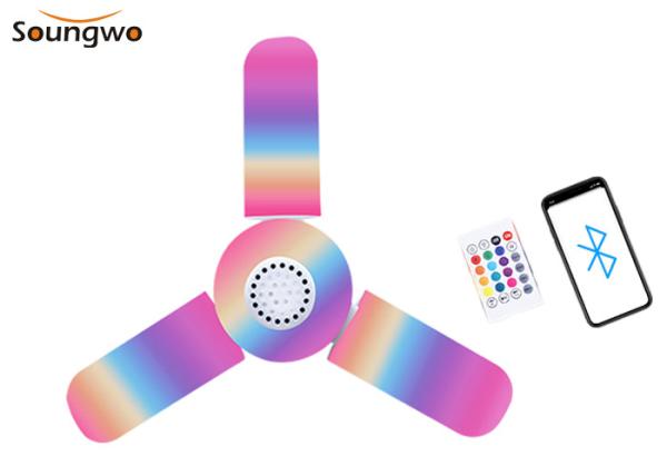 Quality SMD2835 Bluetooth Light Bulbs With Speaker 10m Remote Control for sale