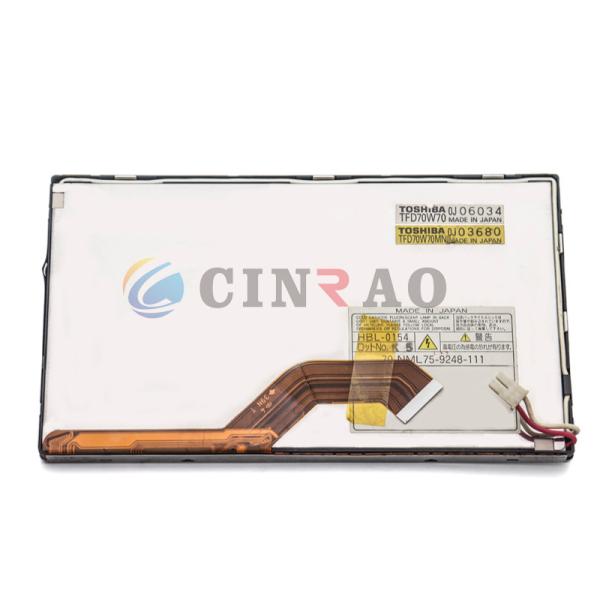 Car TFT Display Screen 7.0 Inch Toshiba TFD70W70 ISO9001 Certificate
