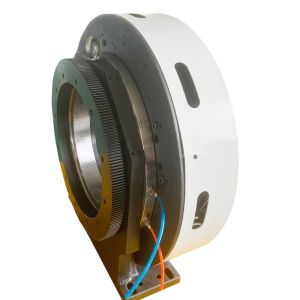 Double Acting Hollow Chuck , Pneumatic Four Jaw Lathe Chuck