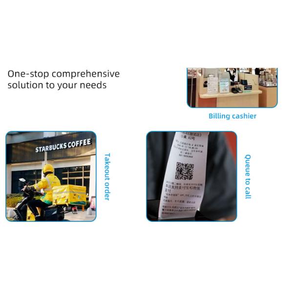 Handheld Android Mobile POS Terminal with Built-In Barcode Scanner and POS Printer