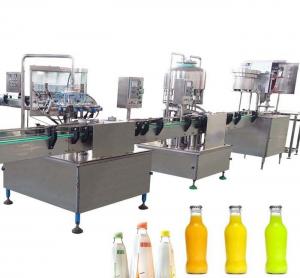 China Easy Operate Carbonated Beverage Filling Machine / Soda Water Filling Machine on sale
