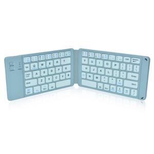 Buy cheap Rechargeable Full Size Folding Keyboard , Folding Wireless Keyboard Compatible IOS Android Windows product