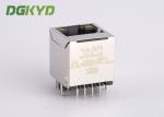 Customized 16.10mm height 180 degree vertical entry RJ45 pcb jack ethernet