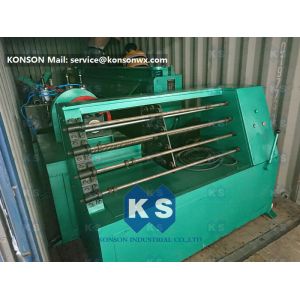 Galvanized Hexagonal Gabion Wire Netting Machine With Automatic Oil System