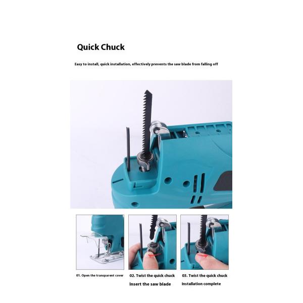 BobenMulti-function JigSaw Miter Cutting Machine Wood AluminumPlastic Panel Electric Reciprocating Saw Wood Cutting Saw Portable