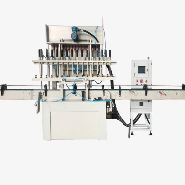 Quality Npack Linear Automatic Corrosive Liquid Disinfectant Bleach100ml-5000ml Pail Filling Machine for sale