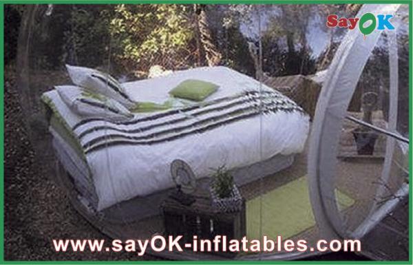 Quality Transparent PVC Inflatable Transparent Dome Tent , Inflatable Tent Bubble for sale