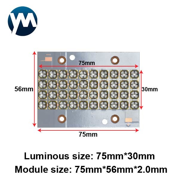 UV Light Module 400W uv led modul printer curing led uv water cooling