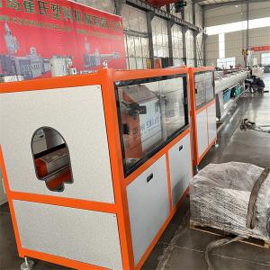 Buy cheap 16-110mm Plastic Electric PVC Pipe Making Machine , CPVC Pipe Manufacturing Machine product