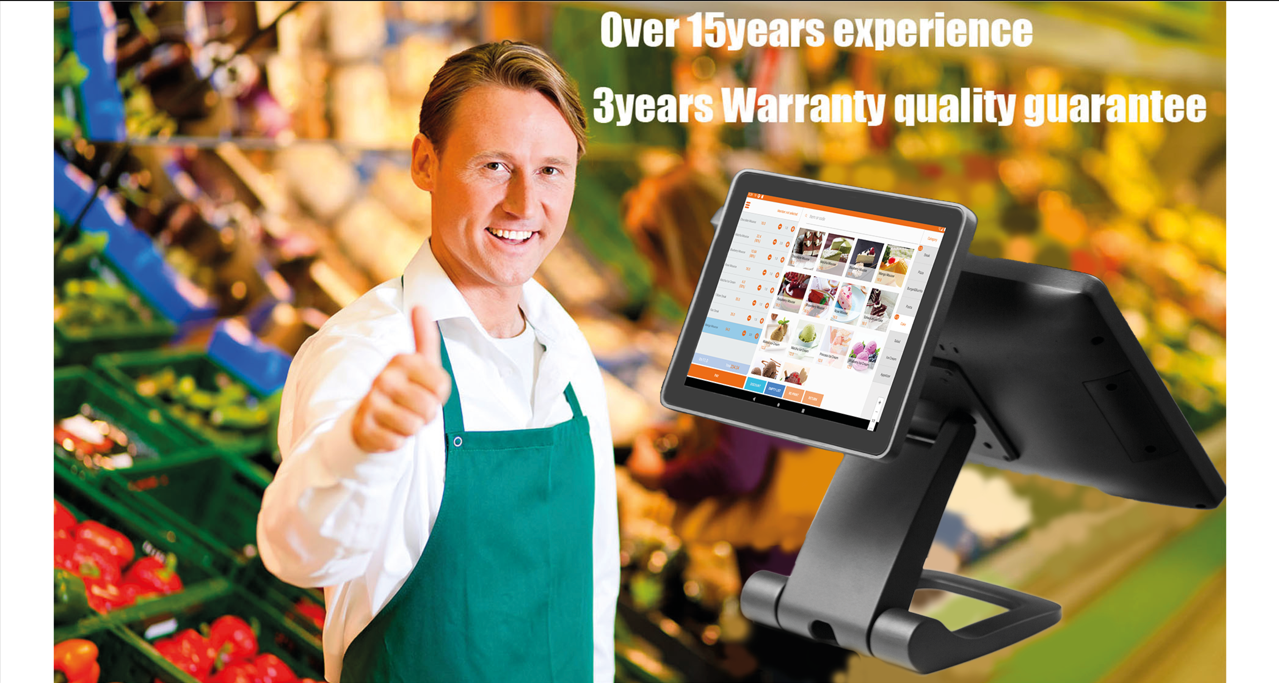 280F 15''/15.6'' LED8/VFD220/9.7'' 2nd Display POS System Device with 4GB/8GB/16GB DDR RAM
