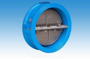 China Wafer Butterfly Type Duo / Dual Plate Swing Check Valve With Spring ANSI 16.5 B on sale