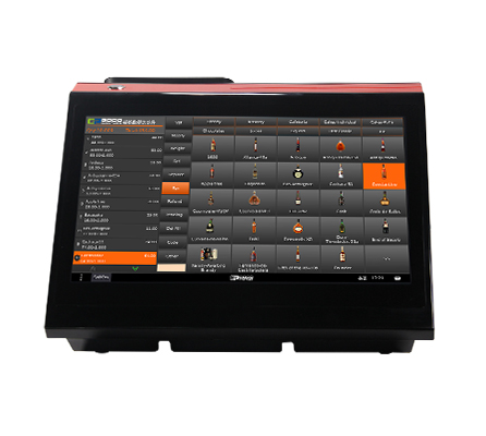 Capacitive Touch Screen Dual Display POS System with Built-in 80mm Printer 14.1 Inch