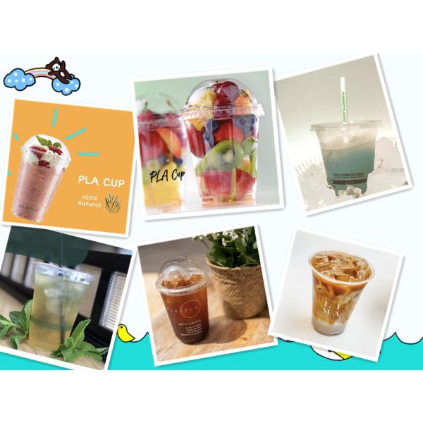 Compostable PLA Bio Plastic Cup For Wedding Cocktail Party Cold Drink
