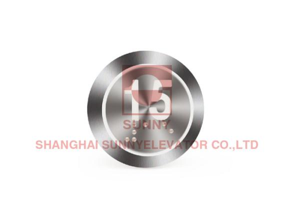 Quality Elevator Braille Push Buttons Lift Control Panel Parts With 39mm Size for sale