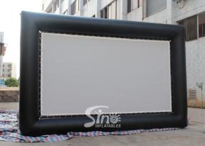 Buy cheap Custom made giant advertising inflatable movie screen with back frame for outdoor use product