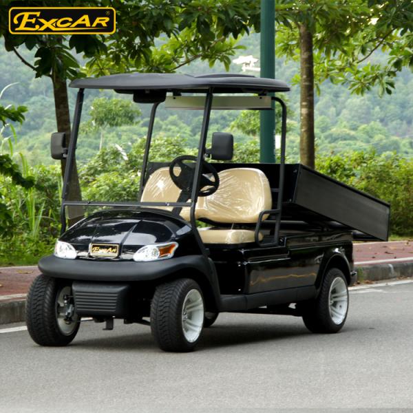 A1H2 Black Cargo Freight Electric Utility Carts battery powered utility vehicles