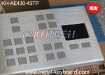 Vandal Resistant Industrial Keyboard with Touchpad / Large keys Panel Mount