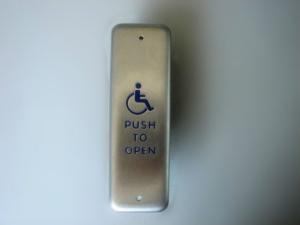 China Metal Anti Theft Push To Exit Switch , Automatic Handicap Button Door Opener on sale