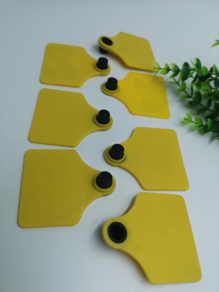 Quality 860 - 960mhz Frequency Uhf Cattle Tags / Rfid Cattle Tags Customized Color for sale