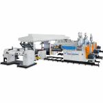 Felt PE Resin Extrusion Coating Machine With PLC Programmable Controller