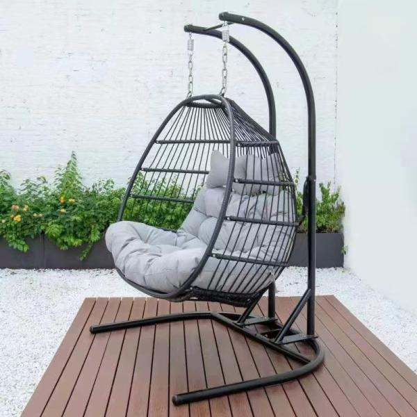 Quality Experience Ultimate Comfort Relaxation Wide Hammock With Stand Hammock Swing Chair Weight Capacity Up To 200kg for sale