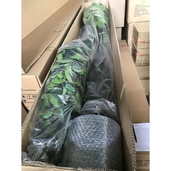 Curving Stem Artificial Fern Tree , Fake Fern Tree Green Lush Foliage 230CM