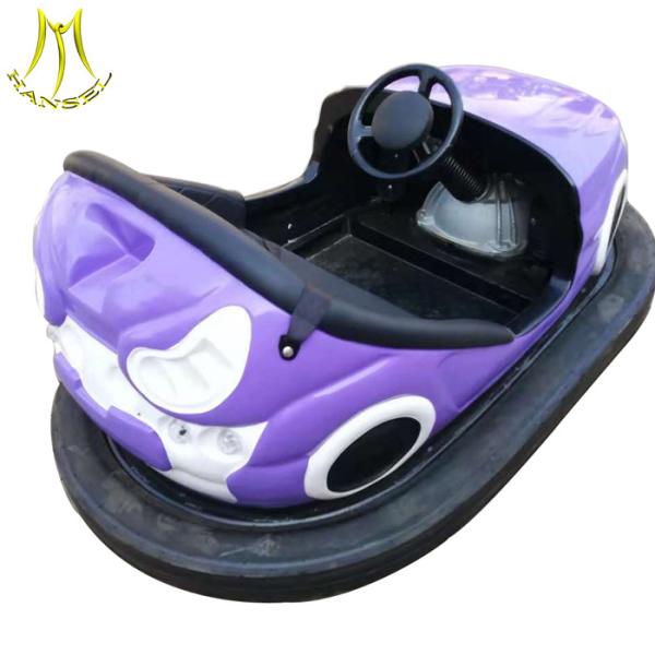 Quality Hansel  kids game center toys amusement machine new fiberglass bumper car for sale