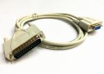 1.8 M Beige Color Cisco Console Cable / Centronics Printer Cable For POS System