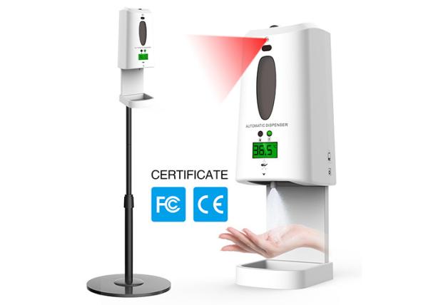 Quality Liquid 1300ml Wall Mounted Soap Dispensers With Smart Thermometer for sale