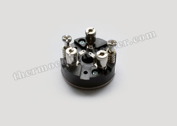 Quality Pressional Thermocouple Components RTD Terminal Block Black Colour for sale