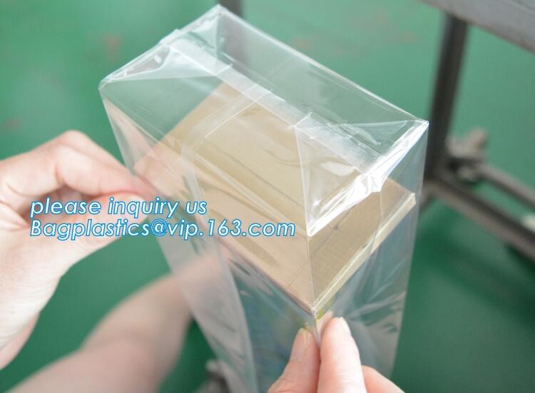Transparent bopp/opp square block bottom bags with side gusset,Bopp Block Square Bottom Bag,Clear Square Bottom Bags,Can