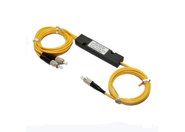 Quality Abs Box Dual Window 1310 / 1550nm Fbt Splitter 1:99 With 2.0mm, 3.0mm Cable for sale