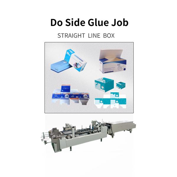 Automatic Grade Automatic Box Folder Gluer Machine CQT 800 for Corrugated Cardboard