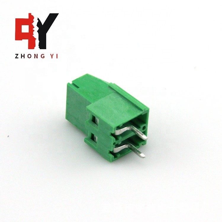 2 Poles Pcb Screw Terminal HQ129V-7.5/7.62 Mm Pitch Fixed Connector