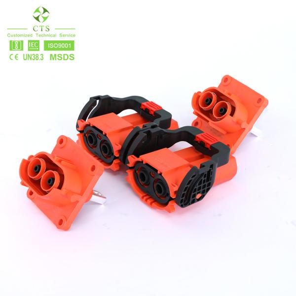 Quality 125A 150A HV PA66 2pin 3pin Electric Vehicle Battery Connectors Plug / Socket for sale