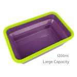 Portable Travel Foldable Expandable Food Grade Dish Silicone BPA Free Collapsibl