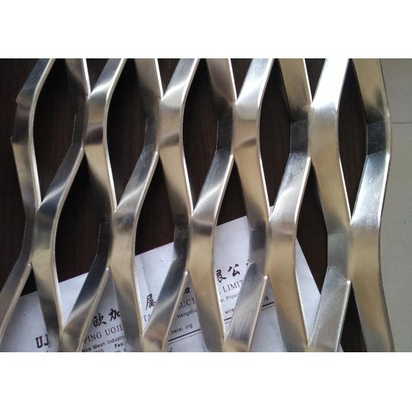3mm Thickness Decorative Wire Mesh / Expanded Metal Panels 1X2m For Ceiling