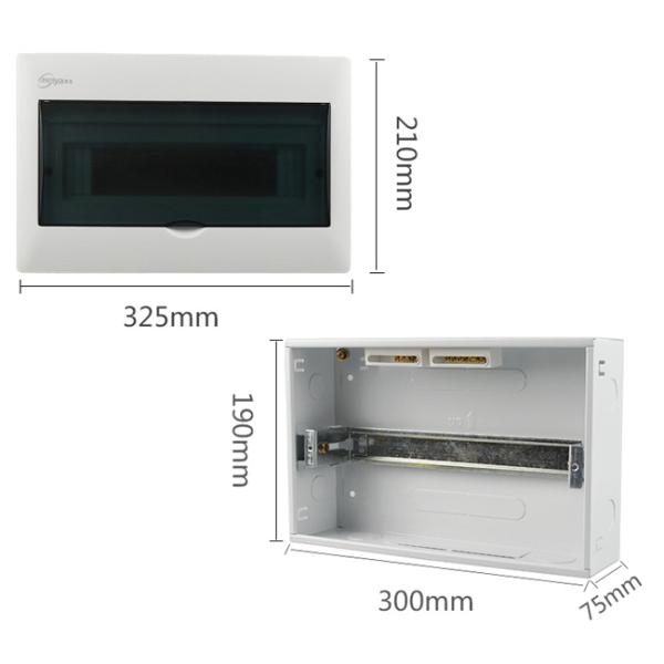 OEM Terminal Electrical Db Box , Plastic Distribution Box With Circuit Breakers Multi Ways