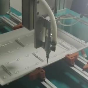 Buy cheap 220V Automatic Glue Dispenser Machine 50Hz - 60Hz 3 Axis Dispensing Robot product