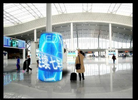 Quality Quick Response Cylinder Led Display , Exterior Flexible Led Display Panels P5 for sale