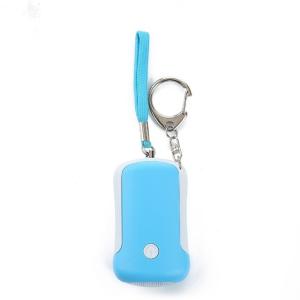 China Blue Self Defence Keychain Personal Alarm With Led Light 3*LR44 on sale