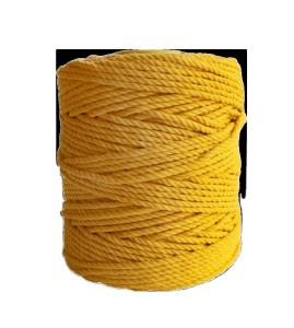 5mm Macrame Cord with Core and 3 Strands of Eco-Friendly Cotton