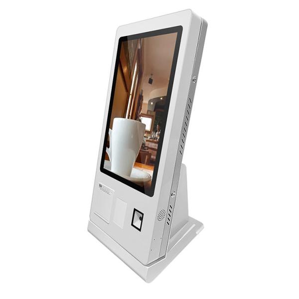 Quality Touch Screen Restaurant Ordering Kiosk Mcdonald Kiosk Machine With Checkout Counter for sale
