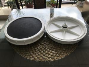 China Wastewater  Membrane Disc Diffuser Aerator , Disc Micro Bubble Diffuser Municipal Sewage Treatment on sale